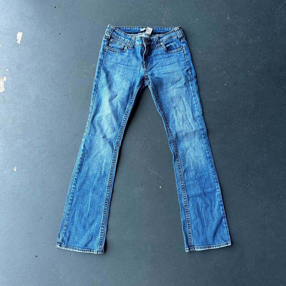 Refuge Low Rise Bootcut Jeans Medium Wash Stretch Y2K Women's Size 5